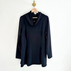 Stonewear Baha Cowl Neck Long Sleeve Pullover Sweatshirt Black XL